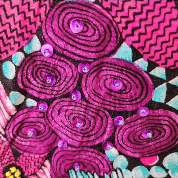 Ok-Sam ll embroidery fruitand flowers blouse - Picture 3 of 15